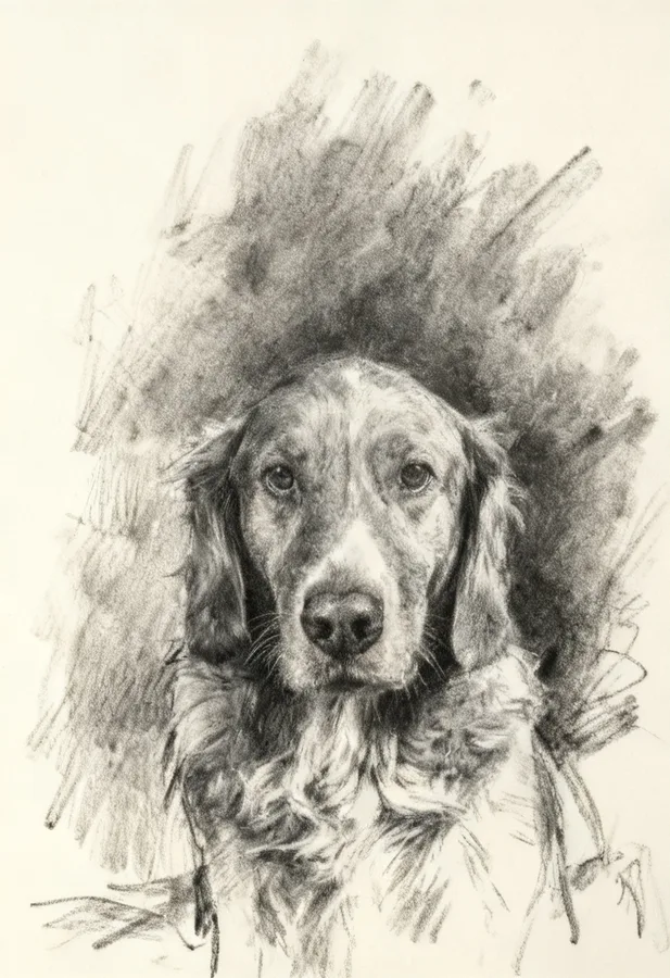 Drawing made from the photo